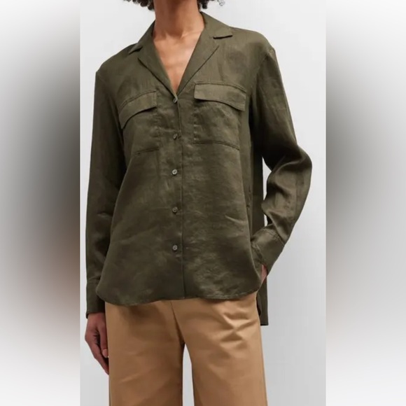 NEW Theory Notch Shirt Relaxed - Picture 7 of 7